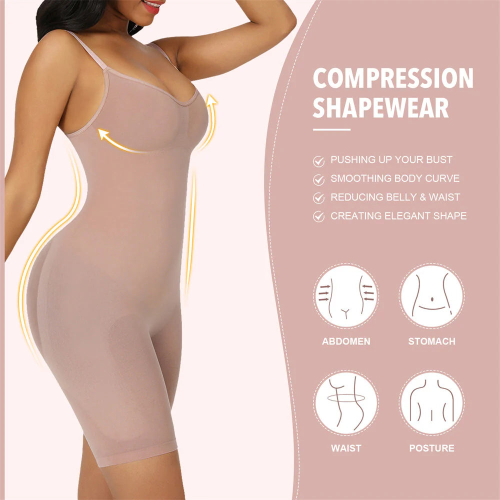 VENESSA™ Bodysuit | Bodycon Smoothing Seamless Full Bodysuit | 50% OFF