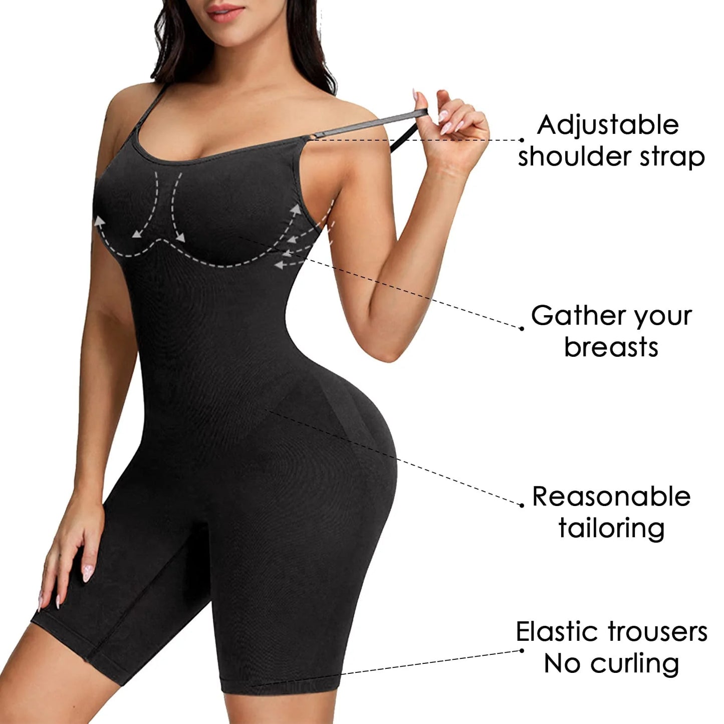 VENESSA™ Bodysuit | Bodycon Smoothing Seamless Full Bodysuit | 50% OFF